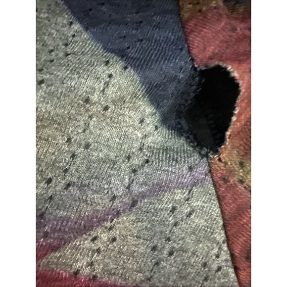 The Pyramid Collection Cardigan Jacket XL Gray Abstract Multi Color Artsy Boho - Picture 2 of 13